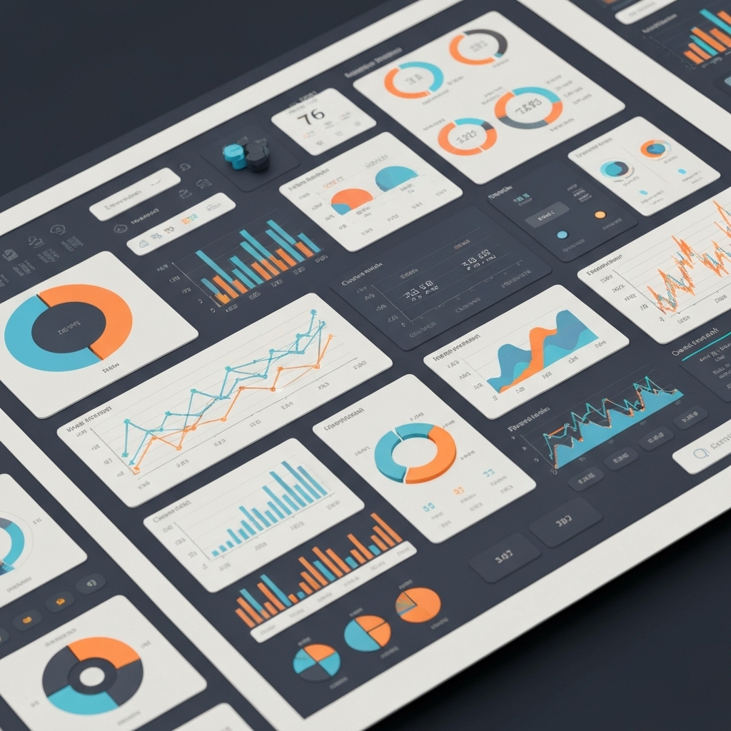 Data science visualization with charts and analytics